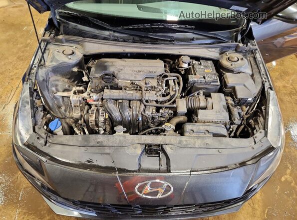 5NPLS4AG4PH096478 2023 HYUNDAI ELANTRA Серый Вид задней части салона