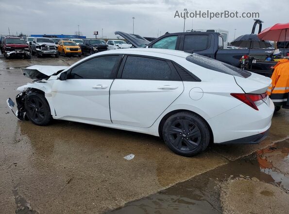 5NPLS4AG8MH011153 2021 HYUNDAI ELANTRA Белый Задняя левая четверть
