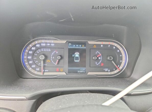 5NTJADAE2RH080714 2024 HYUNDAI SANTA Tan Vista del cuadro de instrumentos