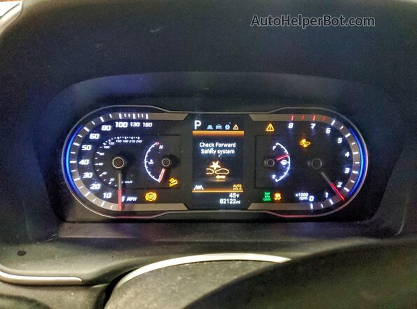 5NTJBDAE7NH034979 2022 HYUNDAI SANTA Синий Вид щитка приборов