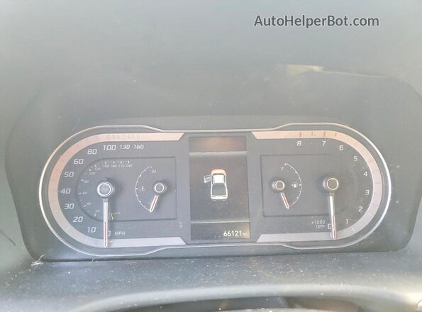 5NTJBDAE9RH090198 2024 HYUNDAI SANTA White Widok zestawu wskaźników