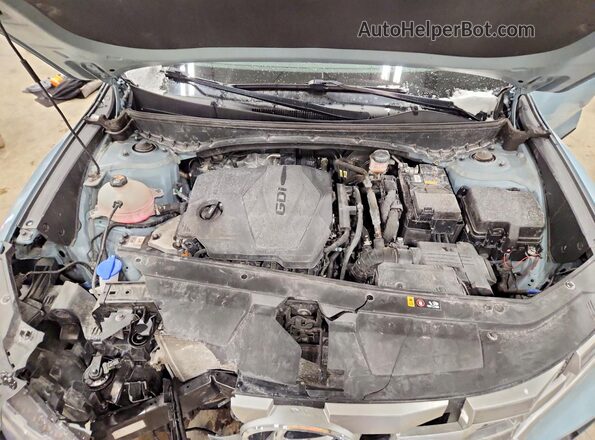 5NTJBDAEXNH013611 2022 HYUNDAI SANTA Синий Вид задней части салона
