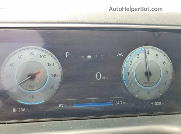 5NTJCDAF1RH081212 2024 HYUNDAI SANTA Черный Вид щитка приборов