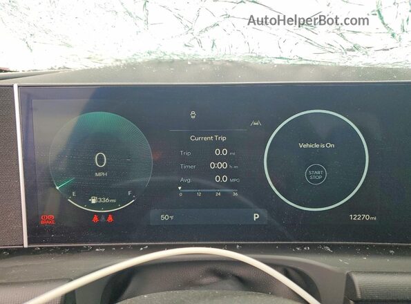 5NTJCDDEXSH152223 2025 HYUNDAI SANTA Белый Вид щитка приборов