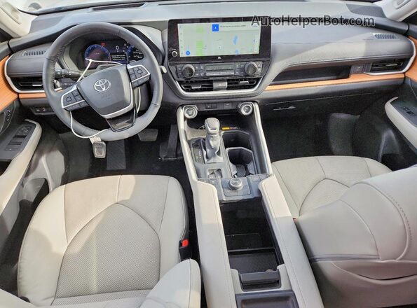 5TDAAAB52SS104067 2025 TOYOTA GRAND Черный Вид панели приборов