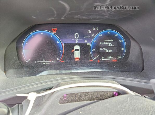 5TDAAAB52SS104067 2025 TOYOTA GRAND Черный Вид щитка приборов