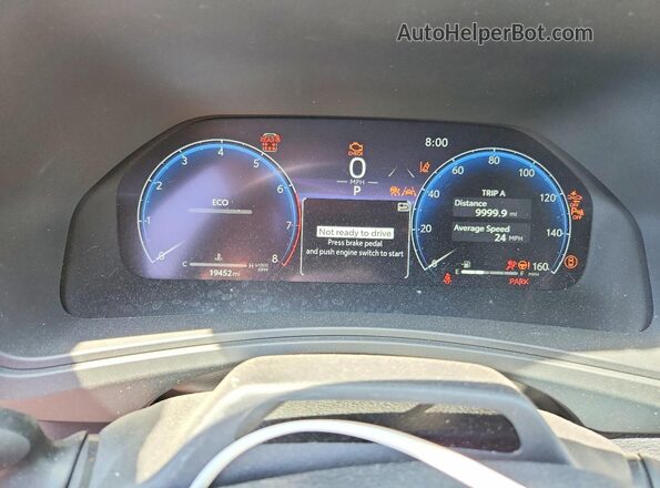 5TDAAAB5XSS097109 2025 TOYOTA GRAND Black Widok zestawu wskaźników