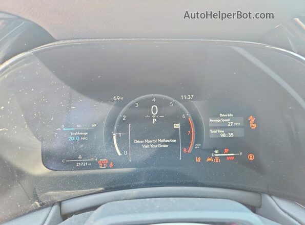 5TDAAAB60RS019683 2024 LEXUS TX Белый Вид щитка приборов