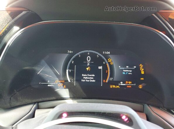 5TDAAAB63TS055956 2026 LEXUS TX Белый Вид щитка приборов