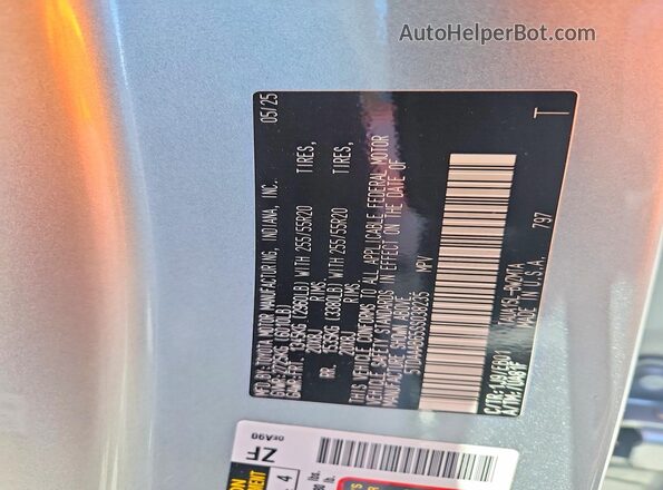 5TDAAAB65SS038235 2025 LEXUS TX Серебряный Вид подкапотного пространства