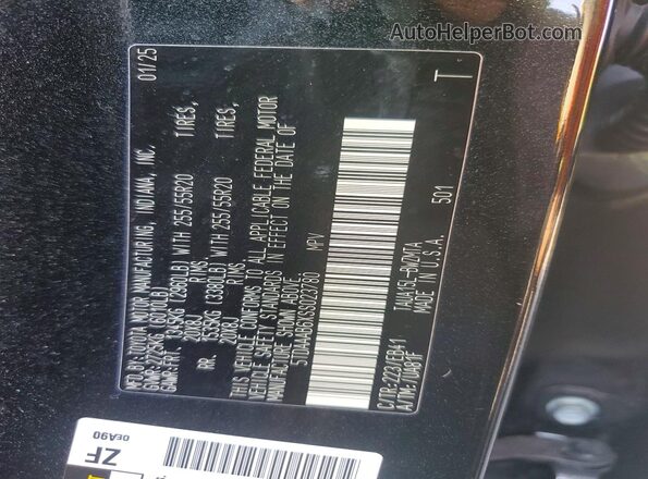 5TDAAAB6XSS023780 2025 LEXUS TX Черный Панорамный вид салона 360°