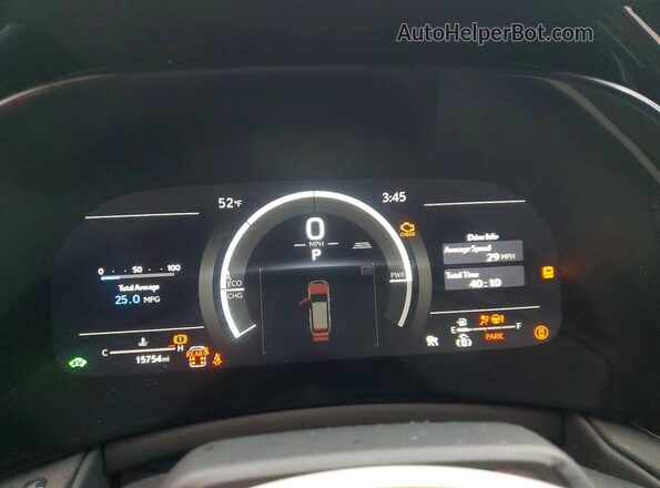 5TDABAB63SS010558 2025 LEXUS TX Gray Vista del cuadro de instrumentos