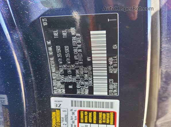 5TDACAB53TS074864 2026 TOYOTA GRAND Blue Widok wnętrza 360 stopni