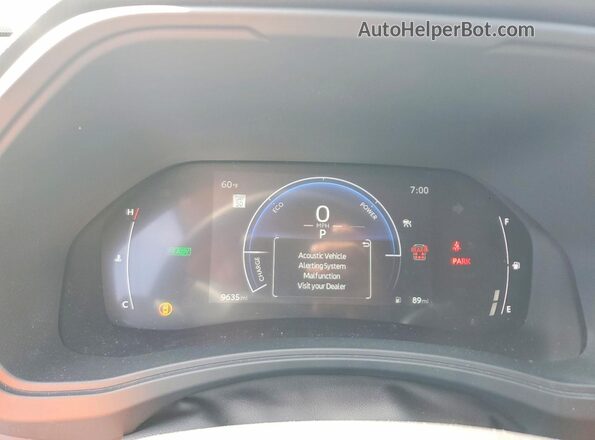 5TDACAB54SS051009 2025 TOYOTA HIGHLANDER HYBRID Черный Вид щитка приборов
