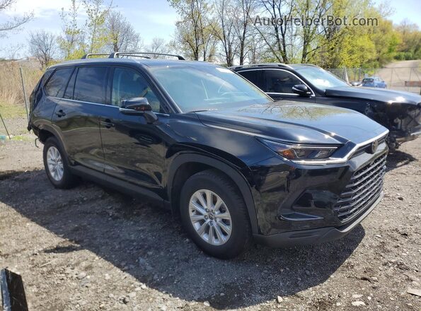 5TDACAB54SS051009 2025 TOYOTA HIGHLANDER HYBRID Черный Передняя правая четверть