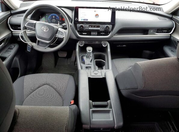 5TDACAB56SS054364 2025 TOYOTA GRAND Красный Вид панели приборов