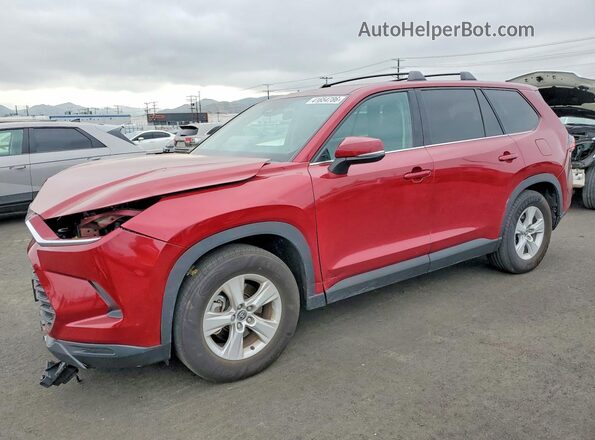 5TDACAB56SS054364 2025 TOYOTA GRAND Красный Передняя левая четверть