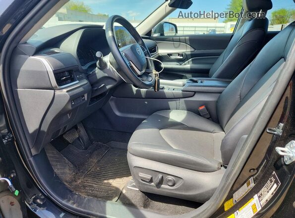 5TDACAB57SS035726 2025 TOYOTA GRAND Black Widok wnętrza z przodu