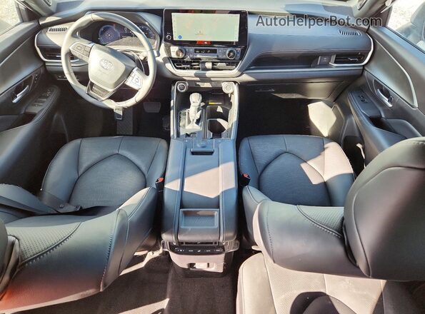 5TDACAB5XSS055159 2025 TOYOTA HIGHLANDER HYBRID White Dashboard view