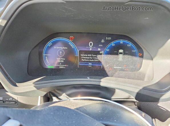 5TDACAB5XSS055159 2025 TOYOTA HIGHLANDER HYBRID White Instrument cluster view
