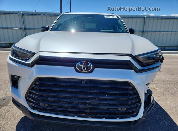 5TDACAB5XSS055159 2025 TOYOTA HIGHLANDER HYBRID White Front view