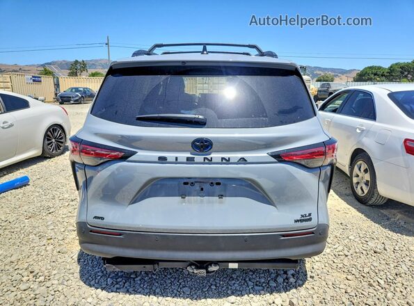 5TDASKFCXNS053191 2022 TOYOTA SIENNA Gray Widok z tyłu