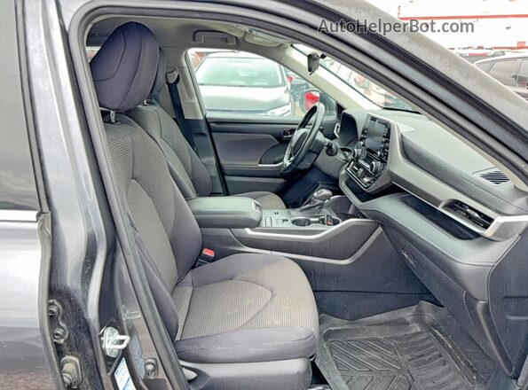 5TDBBRCHXMS518550 2021 TOYOTA HIGHLANDER Угольный Вид спереди