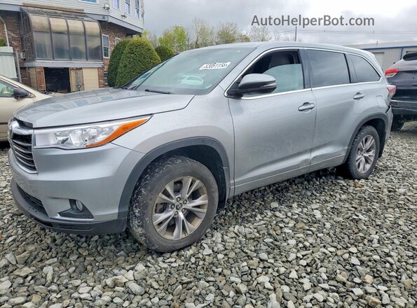 5TDBKRFH0GS269711 2016 TOYOTA HIGHLANDER Серый Передняя левая четверть