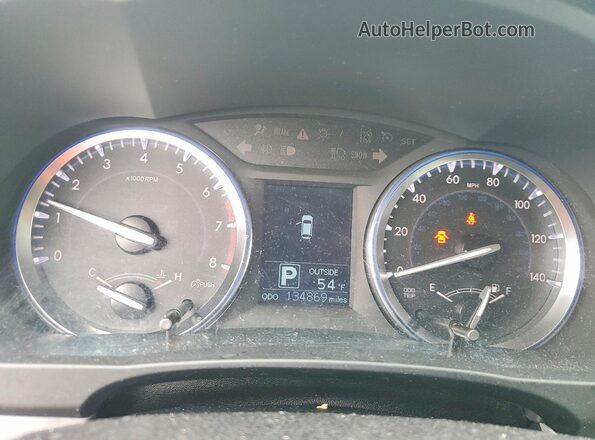 5TDBKRFH0GS269711 2016 TOYOTA HIGHLANDER Серый Вид щитка приборов