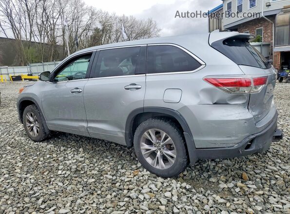 5TDBKRFH0GS269711 2016 TOYOTA HIGHLANDER Серый Задняя левая четверть