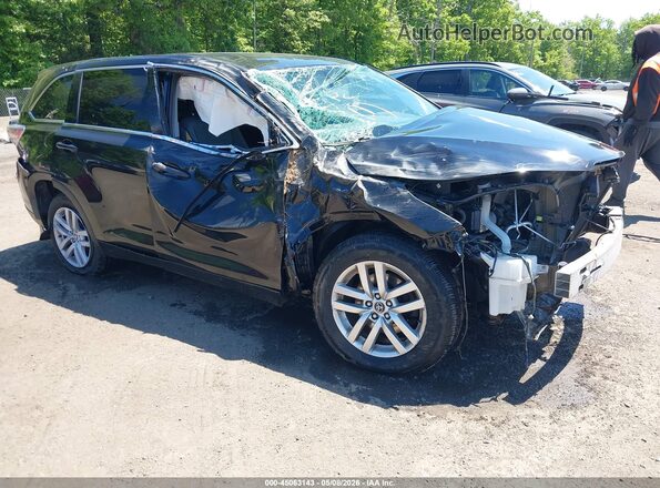 5TDBKRFH3GS256435 2016 TOYOTA LE Черный Передняя правая четверть