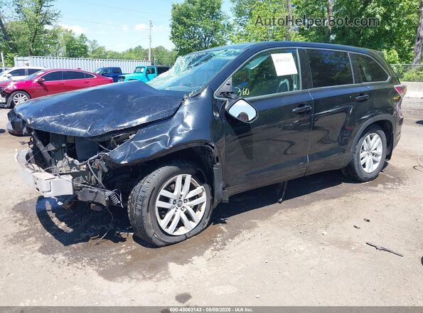 5TDBKRFH3GS256435 2016 TOYOTA LE Черный Передняя левая четверть