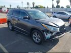 2016 Toyota Highlander Le/le Plus Gray vin: 5TDBKRFH5GS348162
