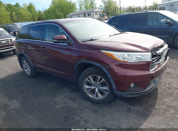 5TDBKRFH7GS233207 2016 TOYOTA LE Champagne Передняя правая четверть