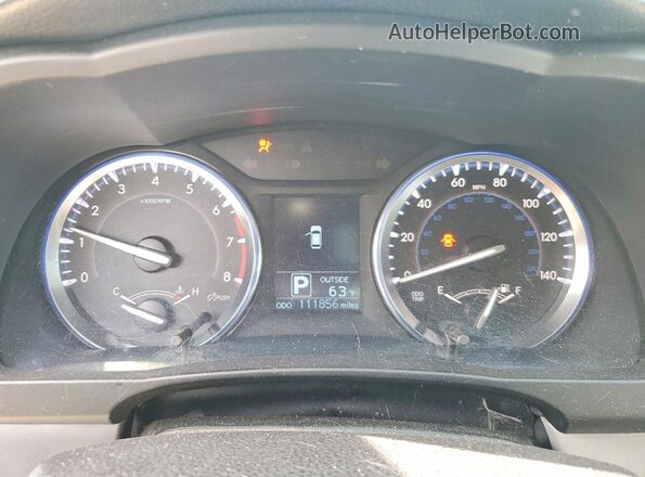 5TDBKRFHXGS233654 2016 TOYOTA HIGHLANDER Silver Widok zestawu wskaźników
