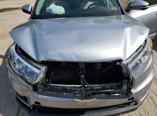 5TDBKRFHXGS233654 2016 TOYOTA HIGHLANDER Silver Widok komory silnika
