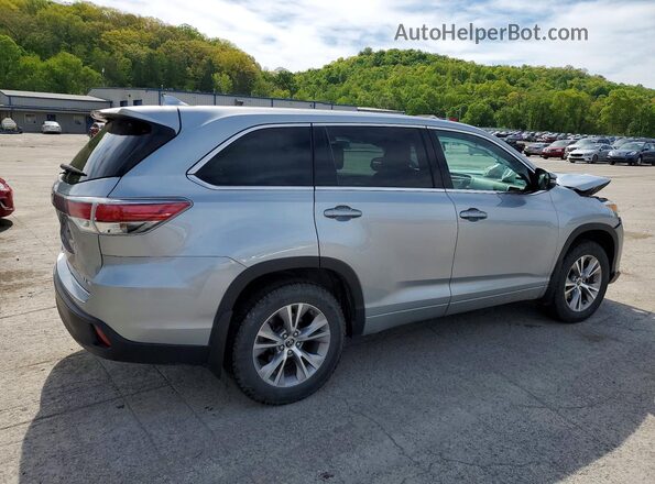 5TDBKRFHXGS233654 2016 TOYOTA HIGHLANDER Silver Tył prawy