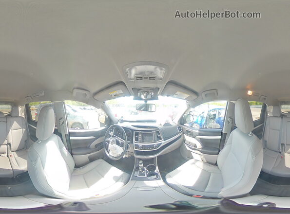 5TDBKRFHXGS233654 2016 TOYOTA HIGHLANDER Silver Widok wnętrza 360 stopni
