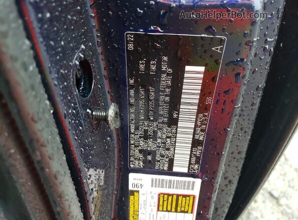5TDBRKEC4NS131840 2022 TOYOTA SIENNA Синий Панорамный вид салона 360°