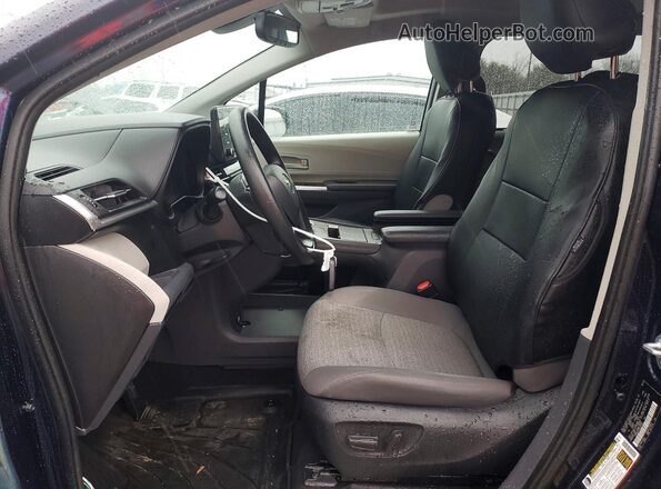 5TDBRKEC4NS131840 2022 TOYOTA SIENNA Синий Вид салона спереди