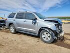 2018 Toyota Sequoia Sr5 Silver vin: 5TDBY5G11JS158407