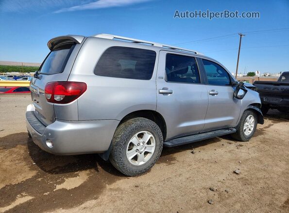 5TDBY5G11JS158407 2018 TOYOTA SEQUOIA Silver Tył prawy