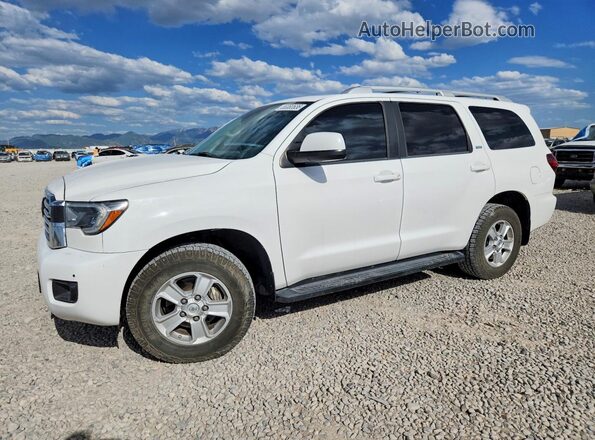 5TDBY5G13JS162135 2018 TOYOTA SEQUOIA White Передня ліва чверть