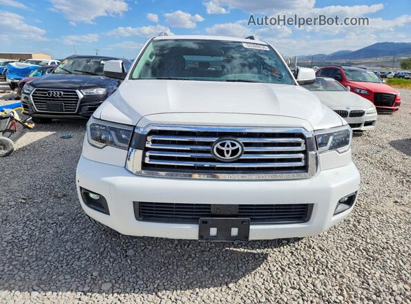 5TDBY5G13JS162135 2018 TOYOTA SEQUOIA White Вид спереду