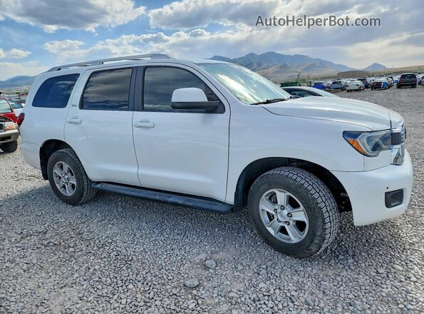 5TDBY5G13JS162135 2018 TOYOTA SEQUOIA White Передня права чверть