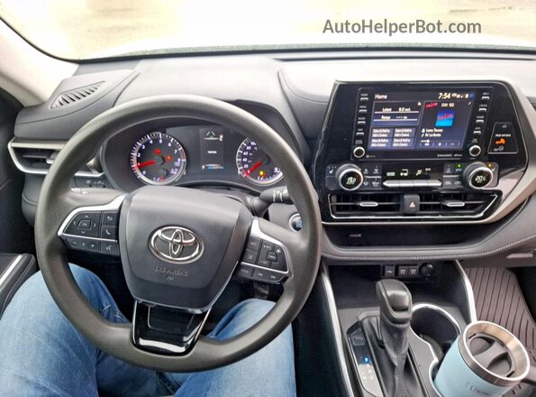5TDBZRBH0LS522442 2020 TOYOTA HIGHLANDER Белый Вид щитка приборов