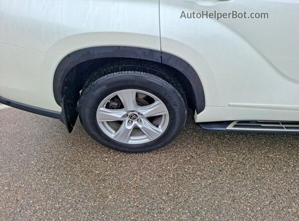 5TDBZRBH0LS522442 2020 TOYOTA HIGHLANDER Белый Вид наклейки с VIN-кодом