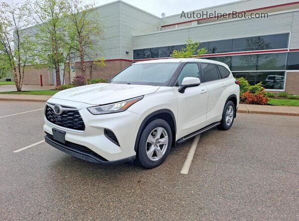 5TDBZRBH0LS522442 2020 TOYOTA HIGHLANDER Белый Задняя левая четверть
