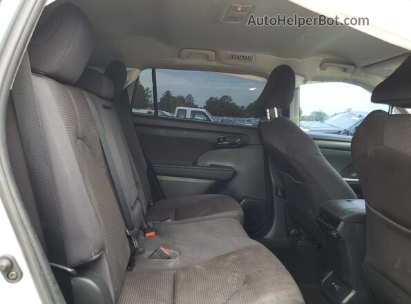 5TDBZRBH1LS023598 2020 TOYOTA HIGHLANDER Silver Vista interior trasera