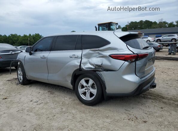 5TDBZRBH1LS023598 2020 TOYOTA HIGHLANDER Silver Trasero izquierdo